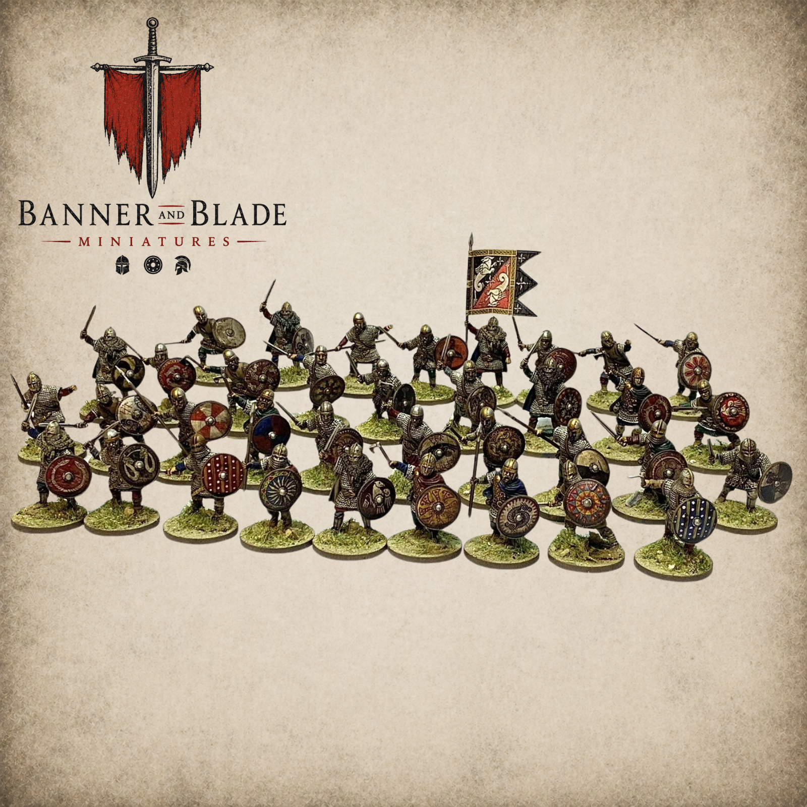 EARLY SAXON ARMOURED WARRIORS