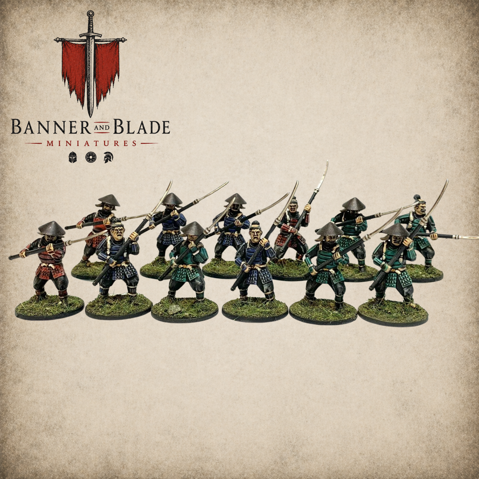 ASHIGARU SAMURAI WITH YARI
