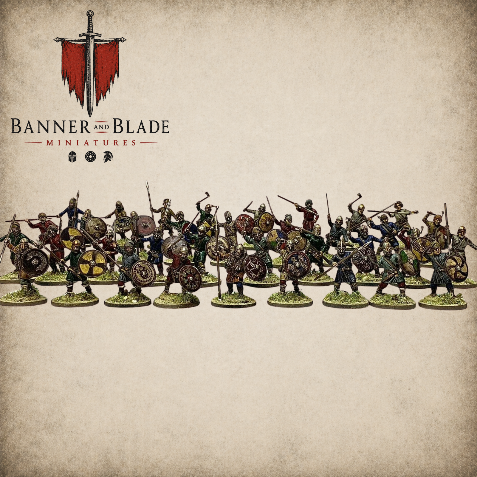EARLY SAXON UNARMOURED WARRIORS
