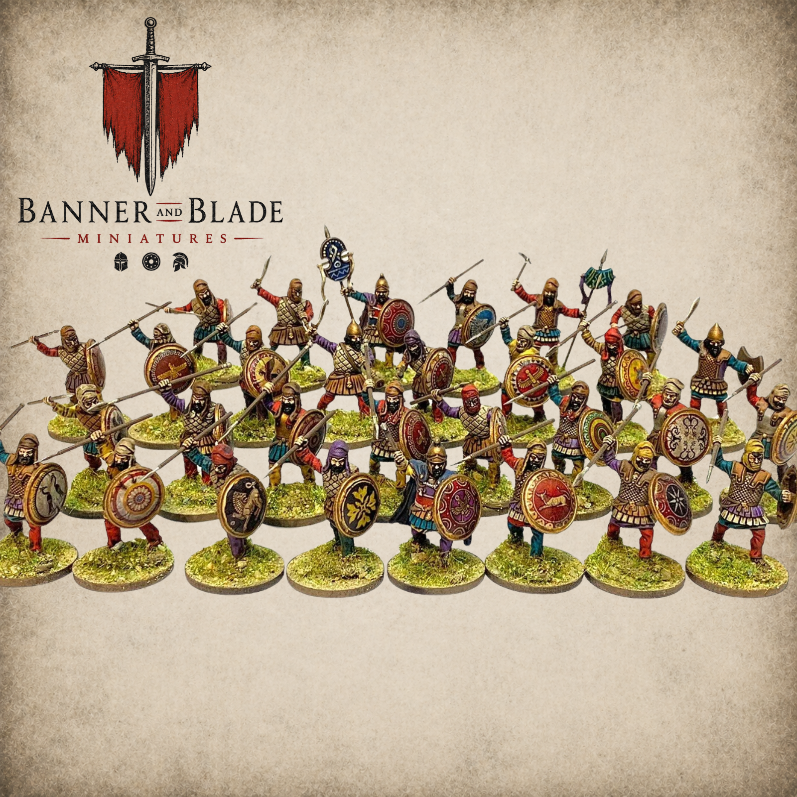 PERSIAN ARMOURED SPEARMEN