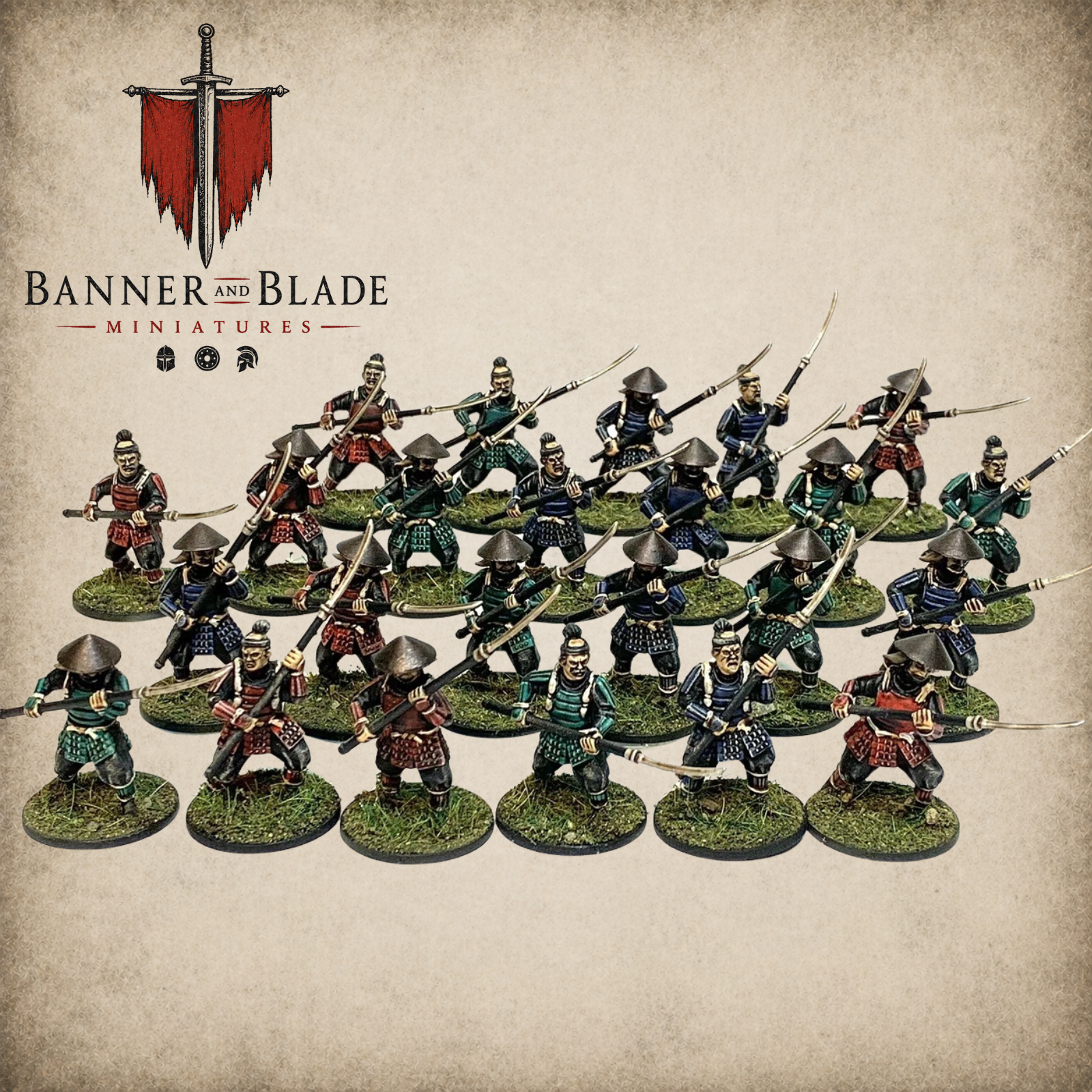 ASHIGARU SAMURAI WITH YARI