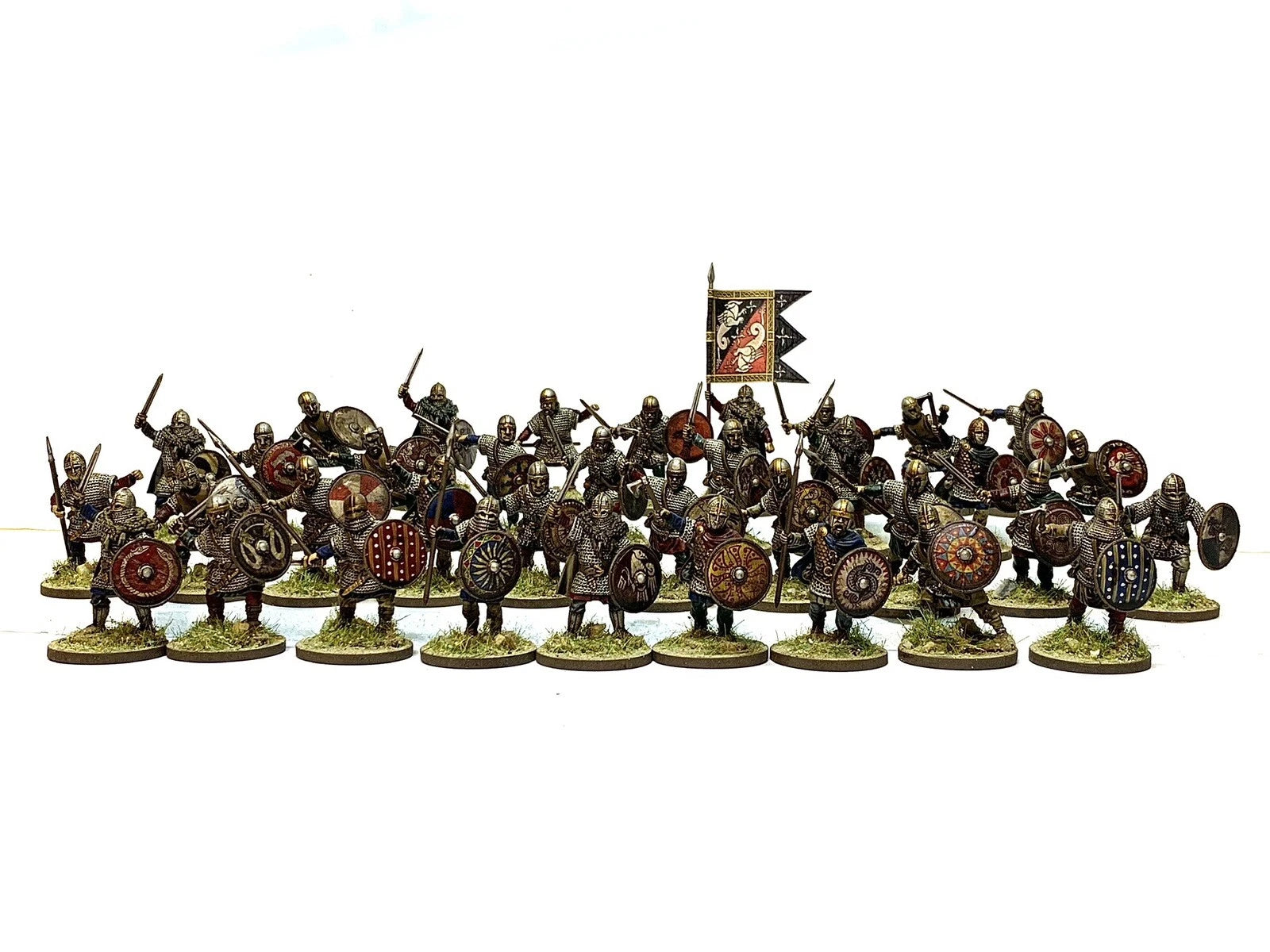 EARLY SAXON ARMOURED WARRIORS
