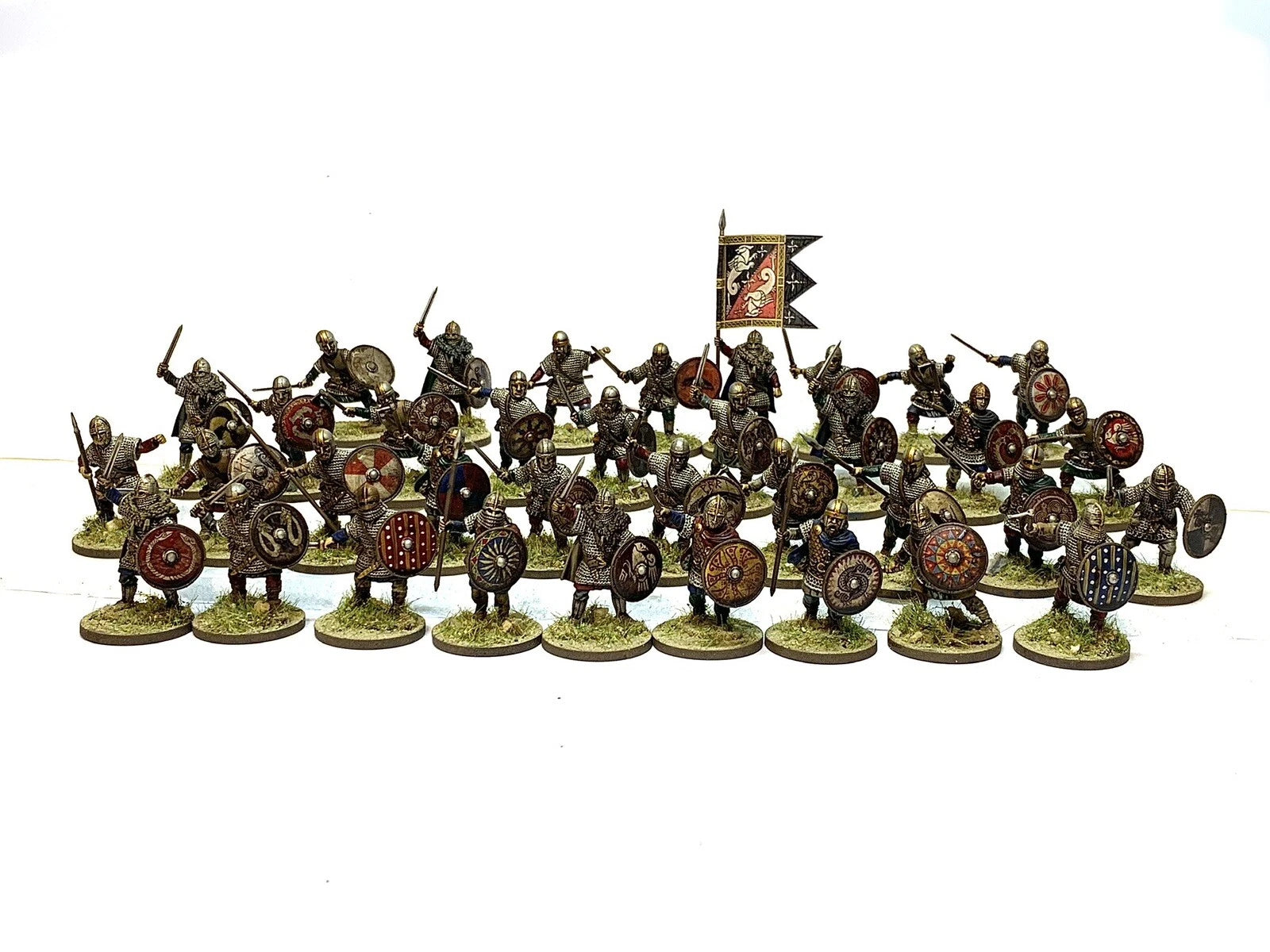EARLY SAXON ARMOURED WARRIORS