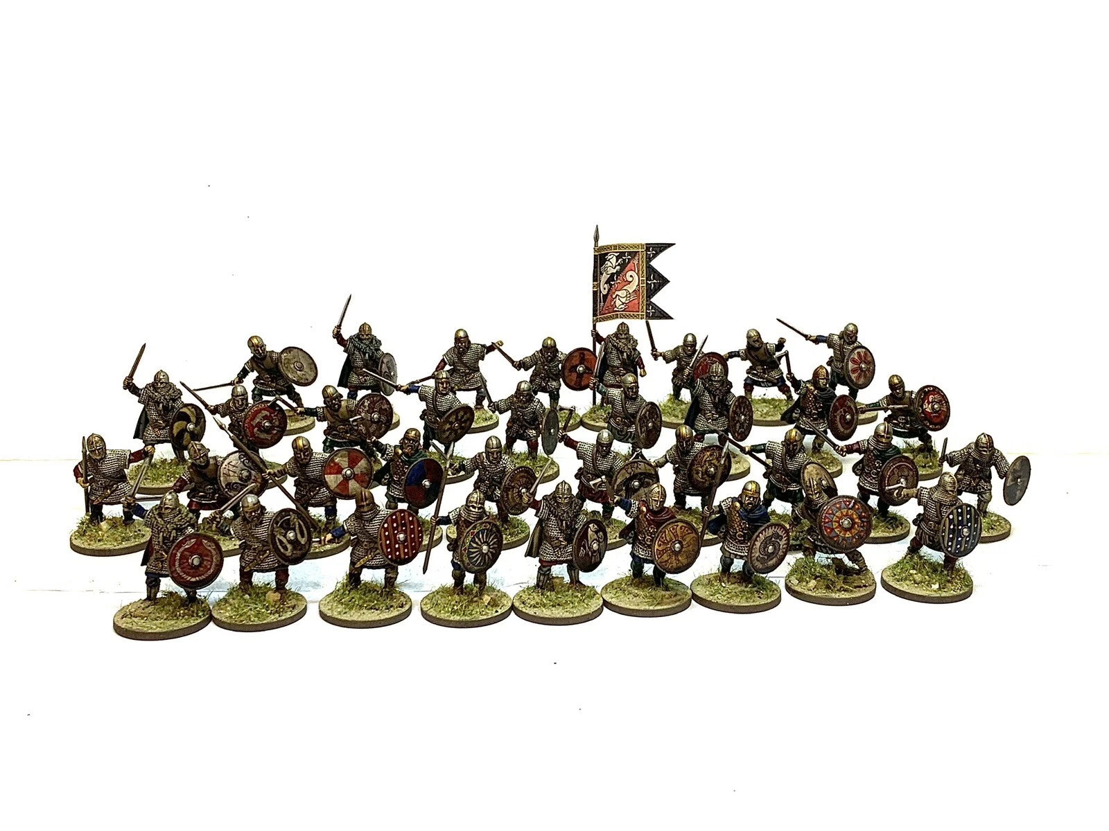EARLY SAXON ARMOURED WARRIORS