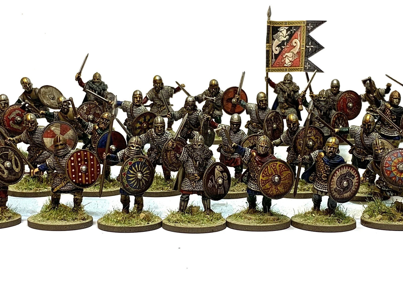EARLY SAXON ARMOURED WARRIORS