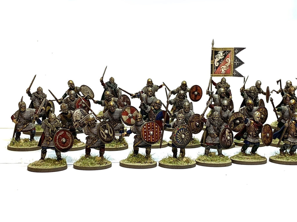 EARLY SAXON ARMOURED WARRIORS