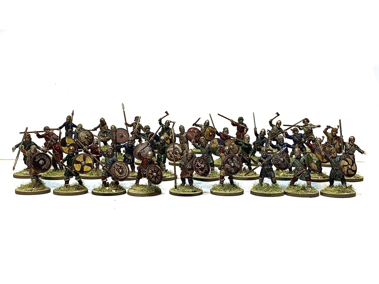 EARLY SAXON UNARMOURED WARRIORS