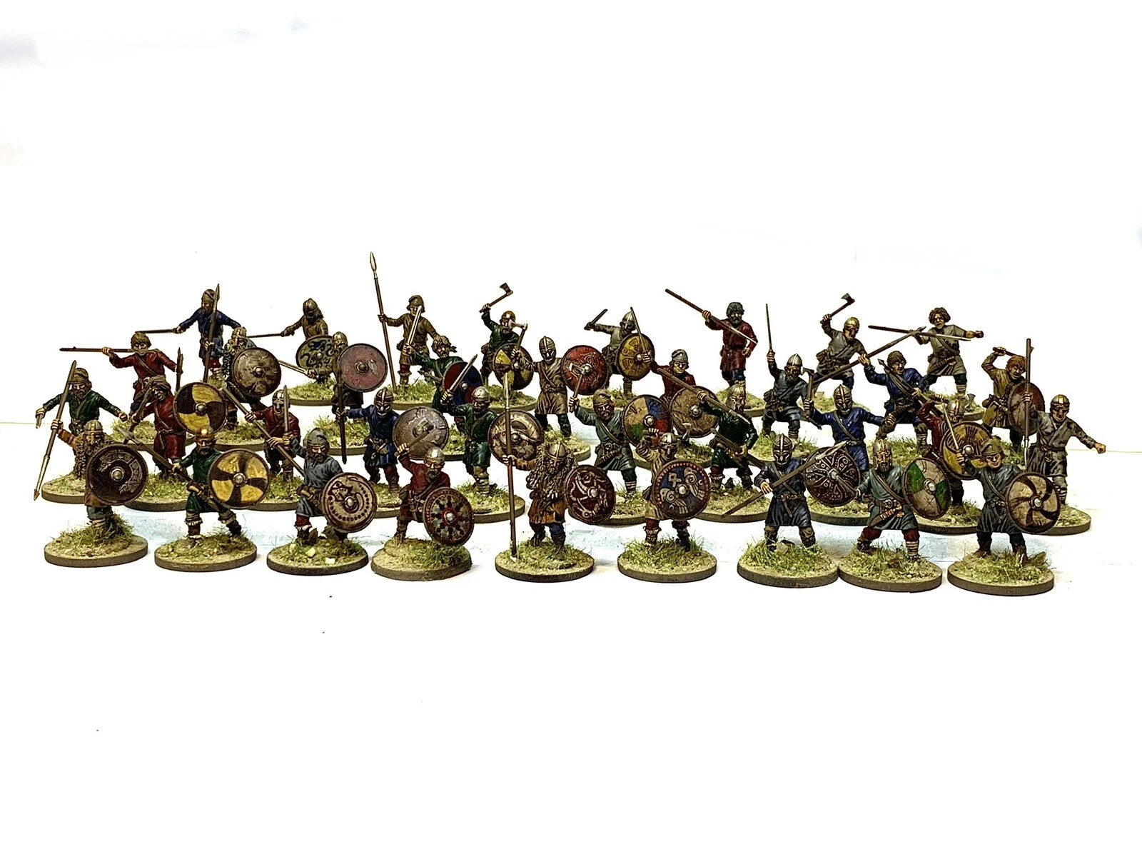 EARLY SAXON UNARMOURED WARRIORS