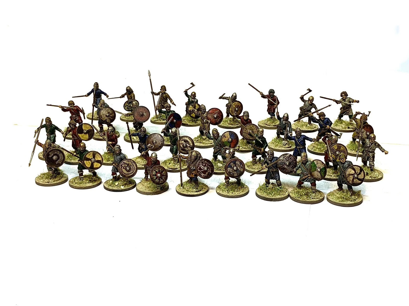 EARLY SAXON UNARMOURED WARRIORS