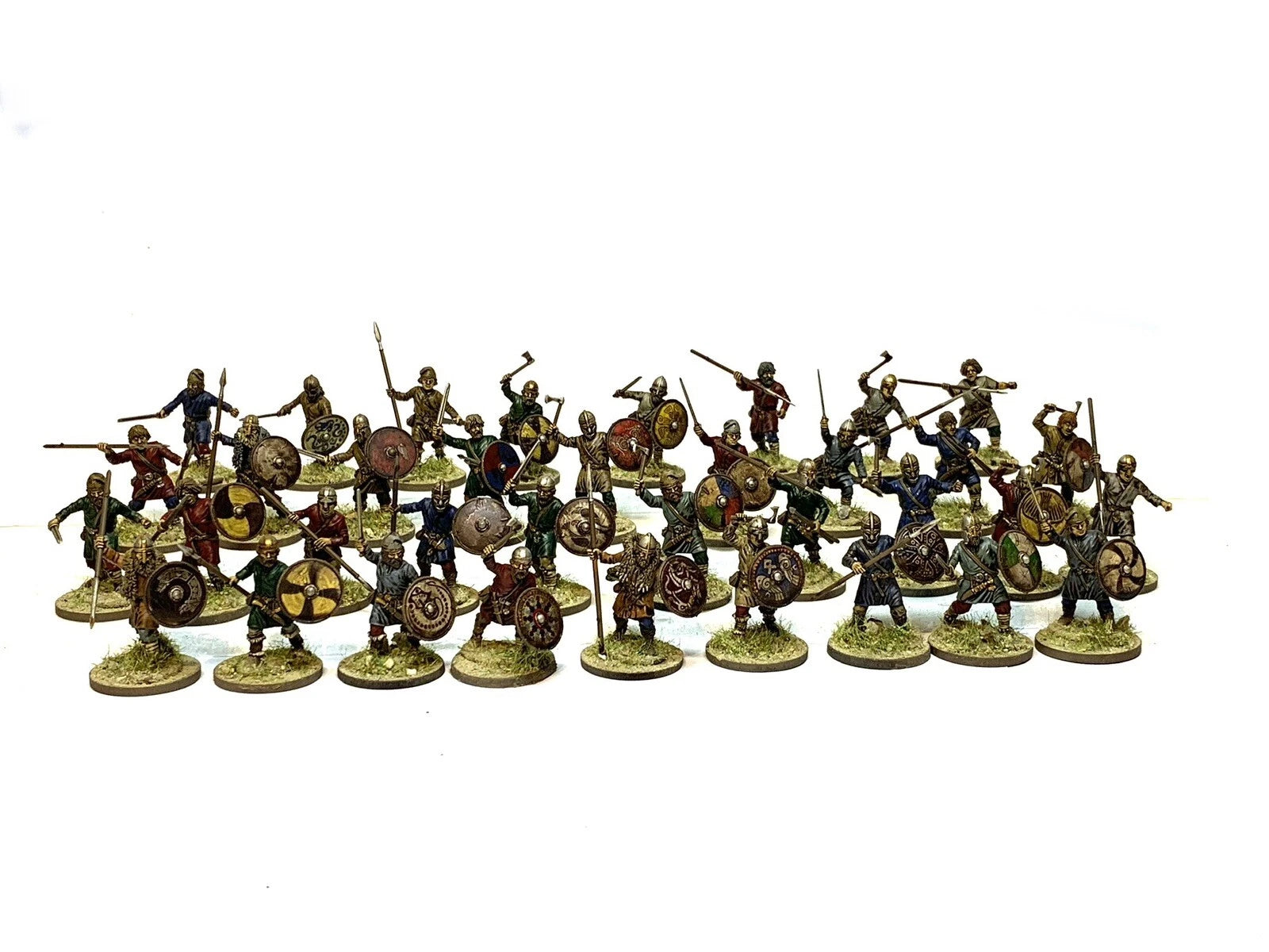 EARLY SAXON UNARMOURED WARRIORS